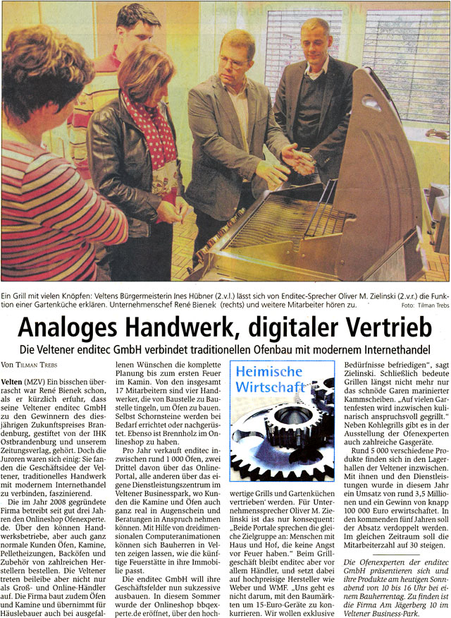 Oranienburger Generalanzeiger - 16. November 2013