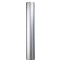 Rohr, zylindrisch, eingezogen, gefalzt, 130/750 mm